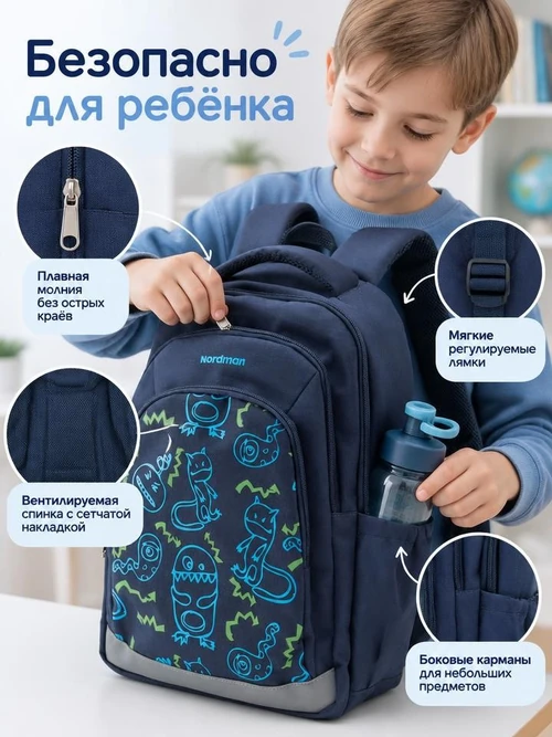 Детский рюкзак Nordman: удобство для ребёнка