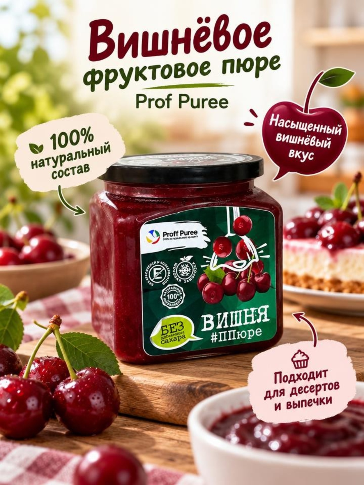 Карточка: Вишневое пюре