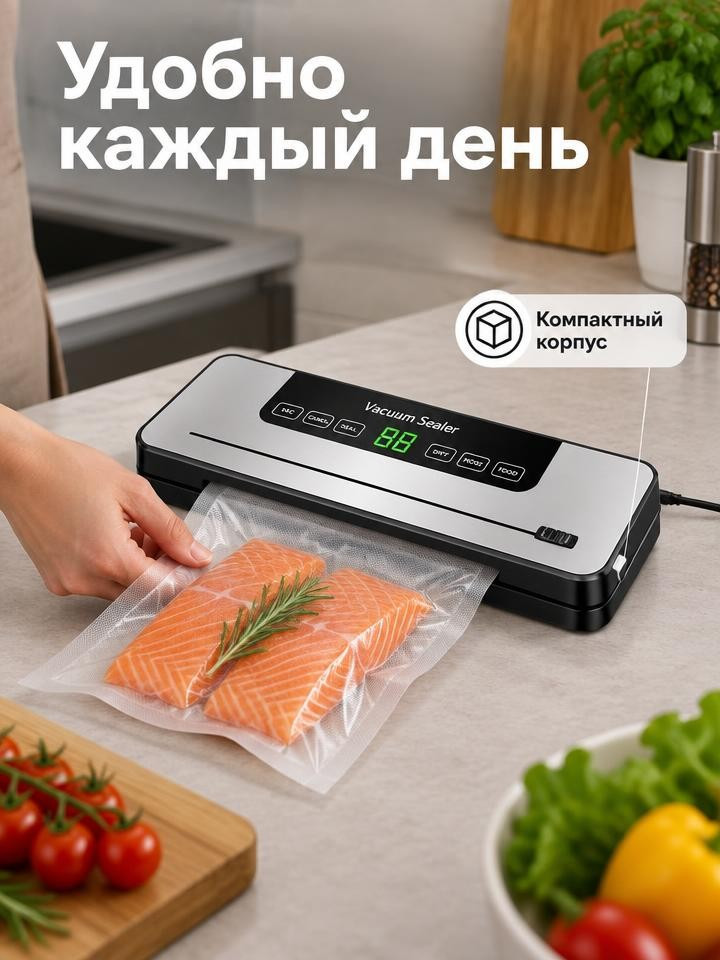 Вакууматор — слайд 2 из 8: удобство использования